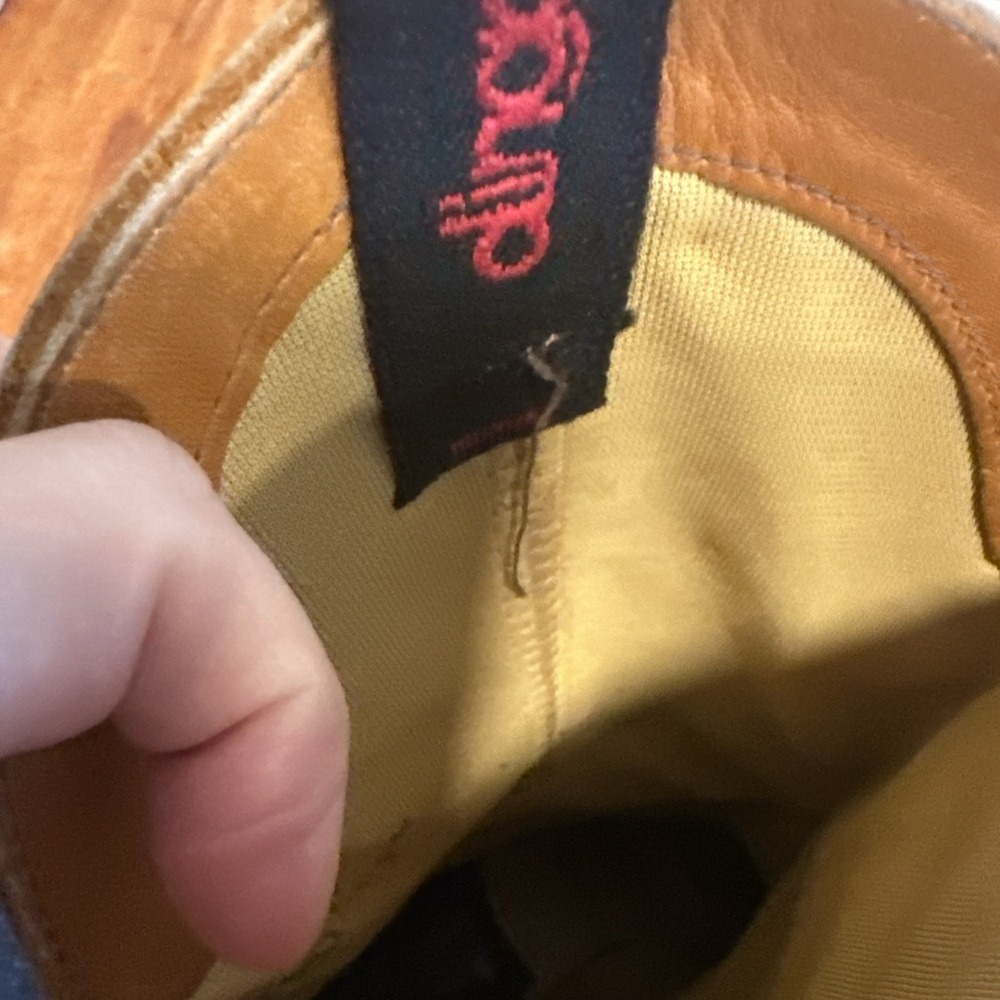 Vintage Western Dingo Boots Leather Heeled Rodeo Embroidered Cowboy Women's SZ 7 - Picture 14 of 16